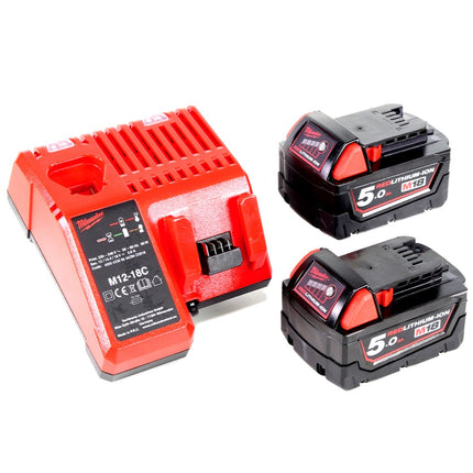 Milwaukee M18 FMCS 502C 18V 150 mm Akku Metallkreissäge + 2x Akku 5,0Ah + Ladegerät - Toolbrothers