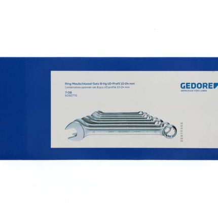 GEDORE Ringmaulschlüsselsatz 7-08 8-teilig Schlüsselweite 10-24 mm ( 4000823620 )