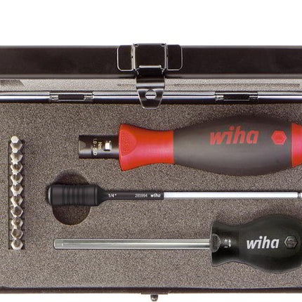 WIHA Jeu de tournevis dynamométriques 2852 S10 13 pièces 1-5 Nm ( 4000827982 )