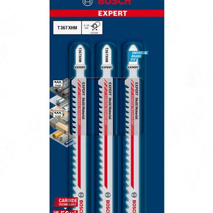 Lama per seghetto alternativo BOSCH Expert Multi Material T 367 XHM Lunghezza totale 132 mm ( 4000837475 )