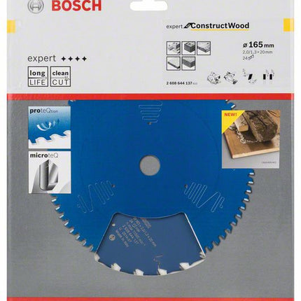 BOSCH Hoja de sierra circular Ø exterior 165 mm Número de dientes 24 WZ ( 8000342207 )