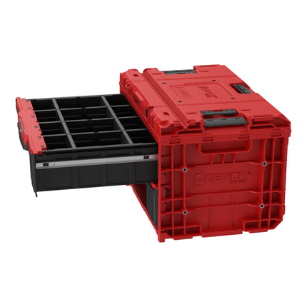 Qbrick System ONE Drawer 2 Toolbox 2.0 RED Ultra HD Custom toolbox 587 x 380 x 340 mm 29 L with two drawers