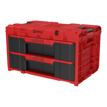 Qbrick System ONE Drawer 2 Toolbox 2.0 RED Ultra HD Custom toolbox 587 x 380 x 340 mm 29 L with two drawers