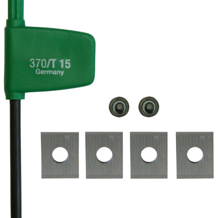 Festool HW-WP 7,6x12x1,5 (4x) Wendeplatten-Set ( 491390 ) für Fräser 492717, 492716, 491081