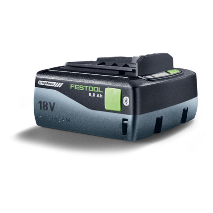 Festool Kit de batterie 2x BP 18 Li 8,0 HP-ASI Batterie 18 V 8,0 Ah ( 2x 577323 ) 8000 mAh Li-ion avec indicateur de charge
