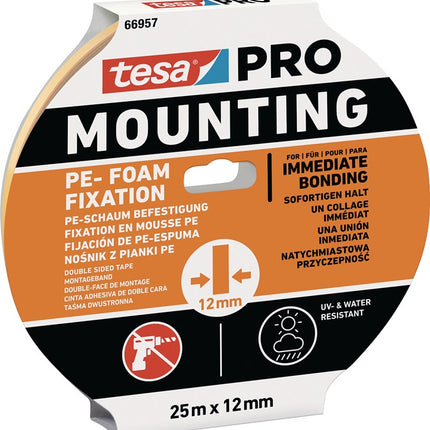 TESA Montageband Mounting PRO PE-Fixation 66957 weiß ( 3000265493 )