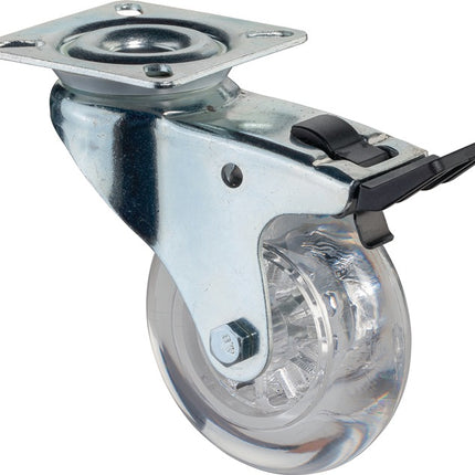 BS ROLLEN Swivel castor with brakes Wheel Ø 75 mm Load capacity 50 kg ( 3000275197 )