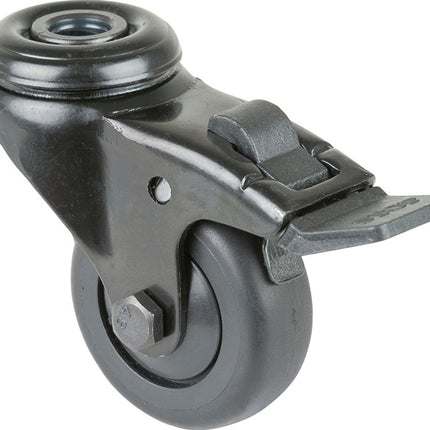 BS ROLLEN Swivel castor with brakes Wheel Ø 50 mm Load capacity 50 kg ( 3000275387 )