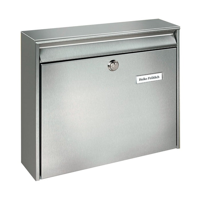 Cassetta per le lettere BURG-WÄCHTER Borkum 3877 Ni altezza 322 mm larghezza 362 mm profondità 100 mm ( 3000290112 )