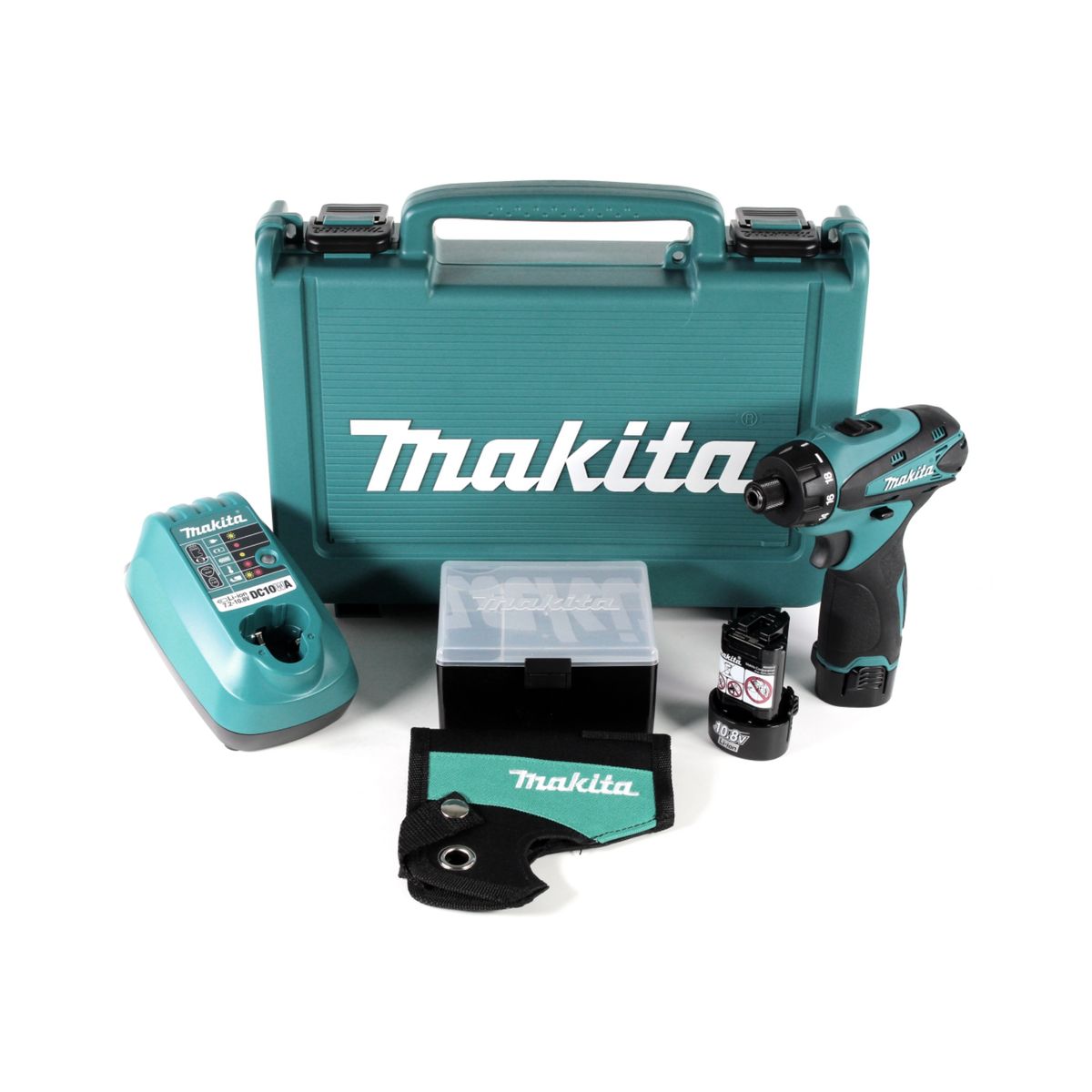 Makita DF030DWE Cordless Drill Driver 2x Batteries