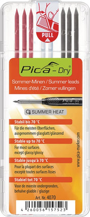 PICA Mine set Pica-Dry 3x grafito, 3x rojo, 2x blanco ( 4000871414 )
