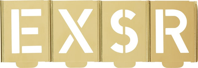 Juego de plantillas de rotulación KUKKO 327 letras A - Z ( 4000871688 )