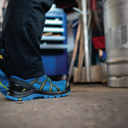 HAIX safety shoe BE Safety 40.1 low size 12 (47) blue/citrus ( 4721000030 )