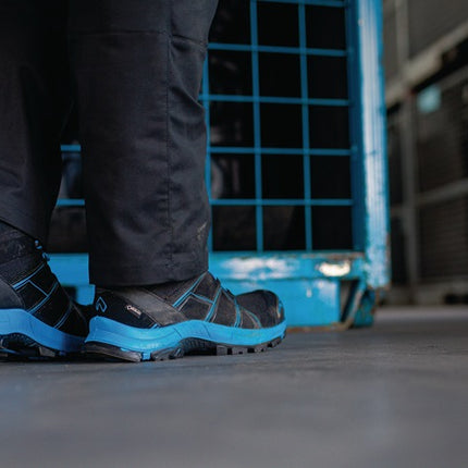 HAIX buty ochronne BE Safety 40.1 Mid rozmiar 7 (41) czarny/niebieski ( 4721000037 )