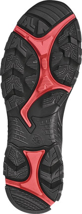 HAIX botas de seguridad BE Safety 54 Mid talla 9.5 (44) negro/rojo ( 4721000176 )