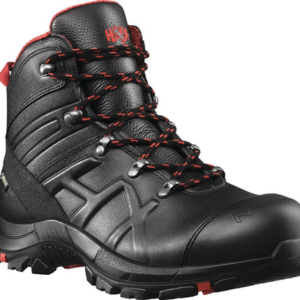 HAIX botas de seguridad BE Safety 54 Mid talla 10.5 (45.5) negro/rojo ( 4721000178 )
