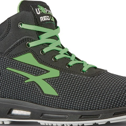 U.POWER Sicherheitsstiefel RedLion HARD Größe 43 schwarz/grün ( 8000419914 )