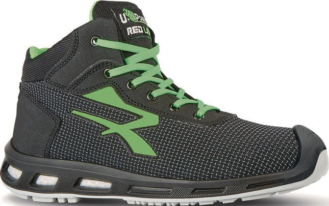 Bottes de sécurité U.POWER RedLion HARD taille 43 noir/vert ( 8000419914 )