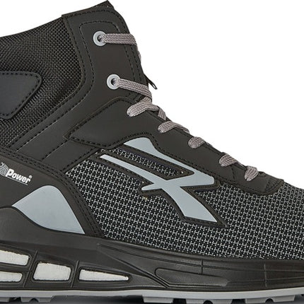 U.POWER safety boots Fantom size 40 black-grey ( 8000490010 )