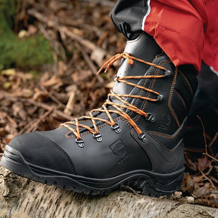 Bottes de sécurité forestière SOLIDUR KAILASH taille 45 noir/orange ( 8000809681 )
