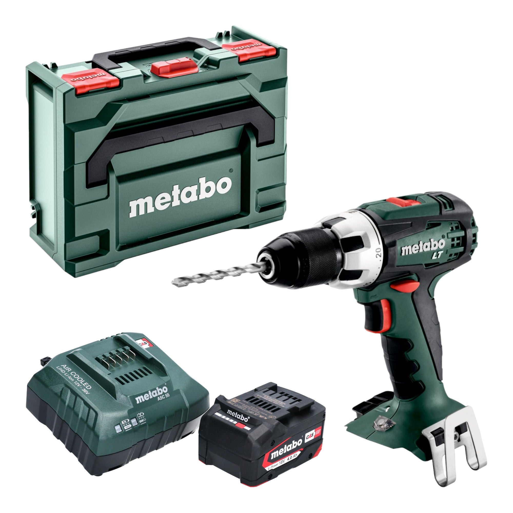 Metabo BS 18 LT cordless drill driver 18 V 60 Nm 1x battery Ah charger metaBOX