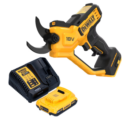 DeWalt DCMPP 568 D1 Tijeras de podar sin cable 18 V 38 mm + 1x batería recargable 2,0 Ah + cargador