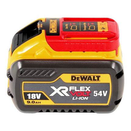 DeWalt DCG 460 NK Cordless angle grinder 54 V FlexVolt 230 mm brushless + 1x battery 9.0 Ah + case - without charger