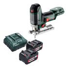 Metabo ST 18 LT 130 BL sierra de calar sin cable 18 V 130 mm sin escobillas + 2x batería 4,0 Ah + cargador