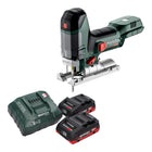 Metabo ST 18 LT 130 BL sierra de calar sin cable 18 V 130 mm sin escobillas + 2x batería LiHD 4,0 Ah + cargador