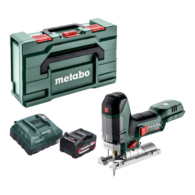 Metabo ST 18 LT 130 BL cordless jigsaw 18 V 130 mm brushless + 1x battery 4.0 Ah + charger + metabox
