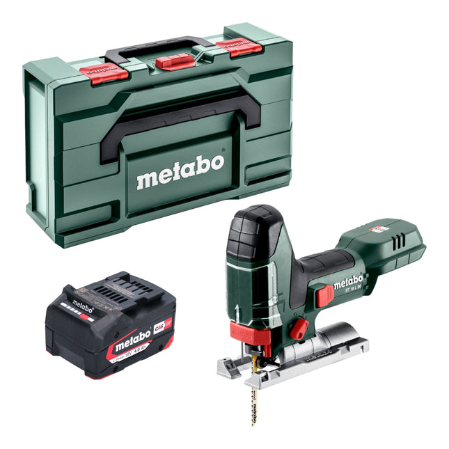 Metabo ST 18 L 90 sierra de calar sin cable 18 V 90 mm + 1x batería 4,0 Ah + metabox - sin cargador