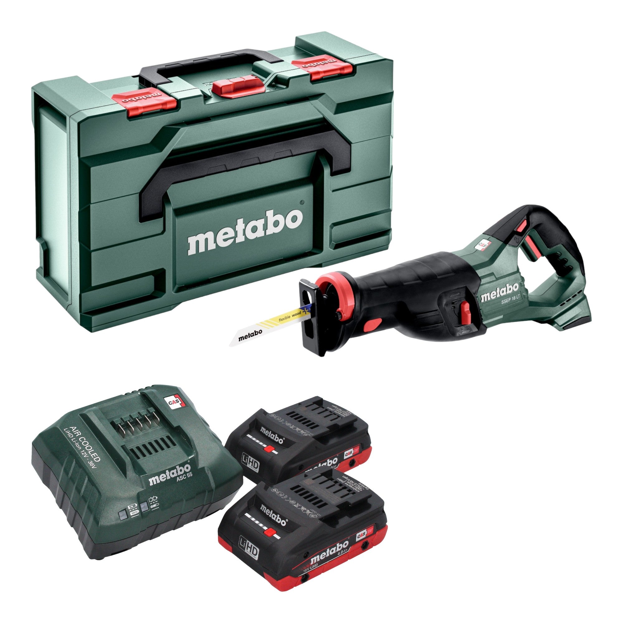 Metabo SSEP 18 LT cordless reciprocating saw 18 V 32 mm 2x LiHD