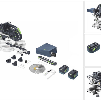 Festool KSC 60 EB-Basic KAPEX cordless crosscut saw 18 V / 36 V 216 mm brushless + 2x battery 5.0 Ah - without charger