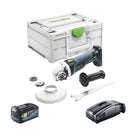 Festool AGC 18-125 EB-Basic cordless angle grinder 18 V 125 mm brushless + 1x battery 5.0 Ah + quick charger + systainer