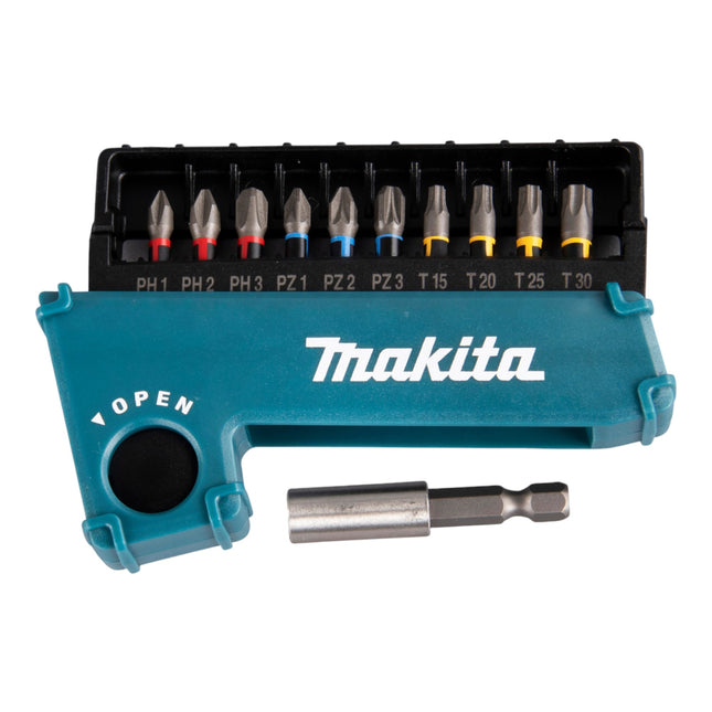 Makita Torsion Bit Set Impact Premier ( E-03567 ) 11 pieces 1/4" for impact wrench DTD 171 / 172
