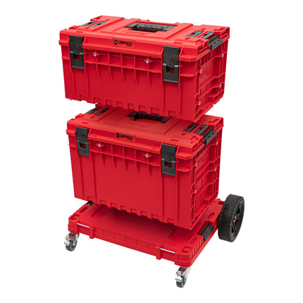 Qbrick System ONE piattaforma di trasporto 2.0 Allterrain RED Ultra HD 750 x 542 x 223 mm 120 kg con ruote girevoli in metallo e freno
