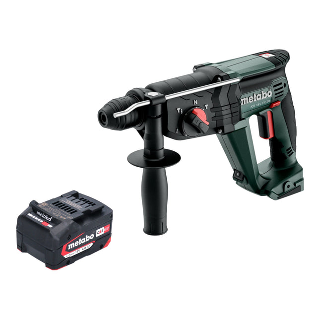 Metabo KH 18 LTX 24 cordless combihammer 18 V 2.1 J SDS Plus + 1x rechargeable battery 4.0 Ah - without charger