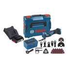 Bosch GOP 18V-34 Cortacuchillas profesional con acumulador 18 V Starlock Plus + 1x acumulador 2,0 Ah + cargador + 17 accesorios + L-Boxx