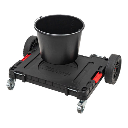 Toolbrothers RHINO XXL mobile transport trolley ECO Mobility+ rolling board with metal swivel wheels and brake