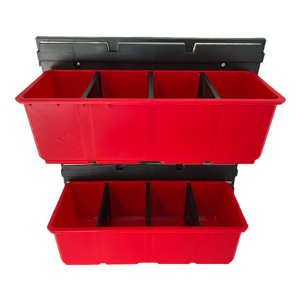 Toolbrothers RHINO Container Set No. 5 Workshop wall with 2 containers for RHINO XXL case height M and organiser height XL