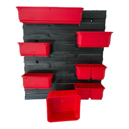 Toolbrothers RHINO Container Set No. 6 Workshop wall with 8 containers for RHINO L organiser height M / L