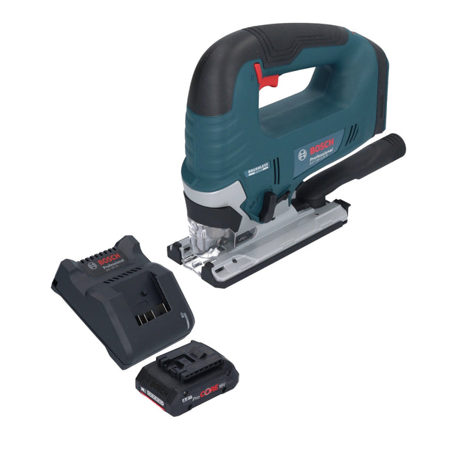 Bosch GST 18V-125 B Sierra de calar profesional sin cable 18 V 125 mm sin escobillas + 1x acumulador ProCORE 4,0 Ah + cargador