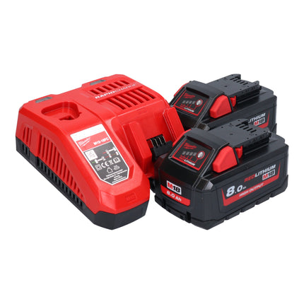 Milwaukee M18 FPS55-802 Scie plongeante sans fil 18 V 165 mm Brushless + 2x batterie 8,0 Ah + chargeur