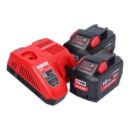 Milwaukee M18 FPS55-122 Cordless plunge-cut saw 18 V 165 mm brushless + 2x rechargeable battery 12.0 Ah + charger