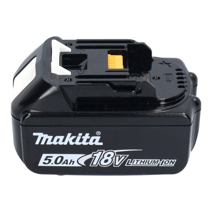 Makita DHR 202 T1W Taladro percutor sin cable 18 V 20 mm 2,0 J blanco + 1x batería recargable 5,0 Ah + maletín - sin cargador