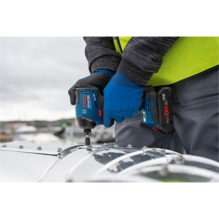 Bosch GDR 18V-220 C Llave de impacto profesional sin cable 18 V 220 Nm sin escobillas + L-BOXX ( 06019L6001 ) - sin acumulador, sin cargador