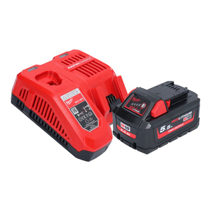 Milwaukee M18 ONEFLT-551X utensile a batteria 18 V 4,8 / 6,4 / 9,53 mm + 1x batteria ricaricabile 5,5 Ah + caricabatterie + HD box