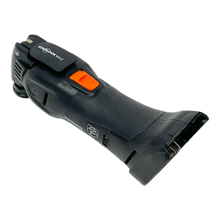 Fein Multimaster AMM 700 MAX AS herramienta multifunción sin cable 18 V Starlock Max Black Edition ( 71294161000 ) + 2x batería recargable 4,0 Ah + cargador + 33 piezas de accesorios + L-Boxx