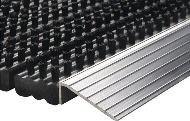 Zerbino in alluminio ( 9000471289 ) nero/argento PP/alluminio