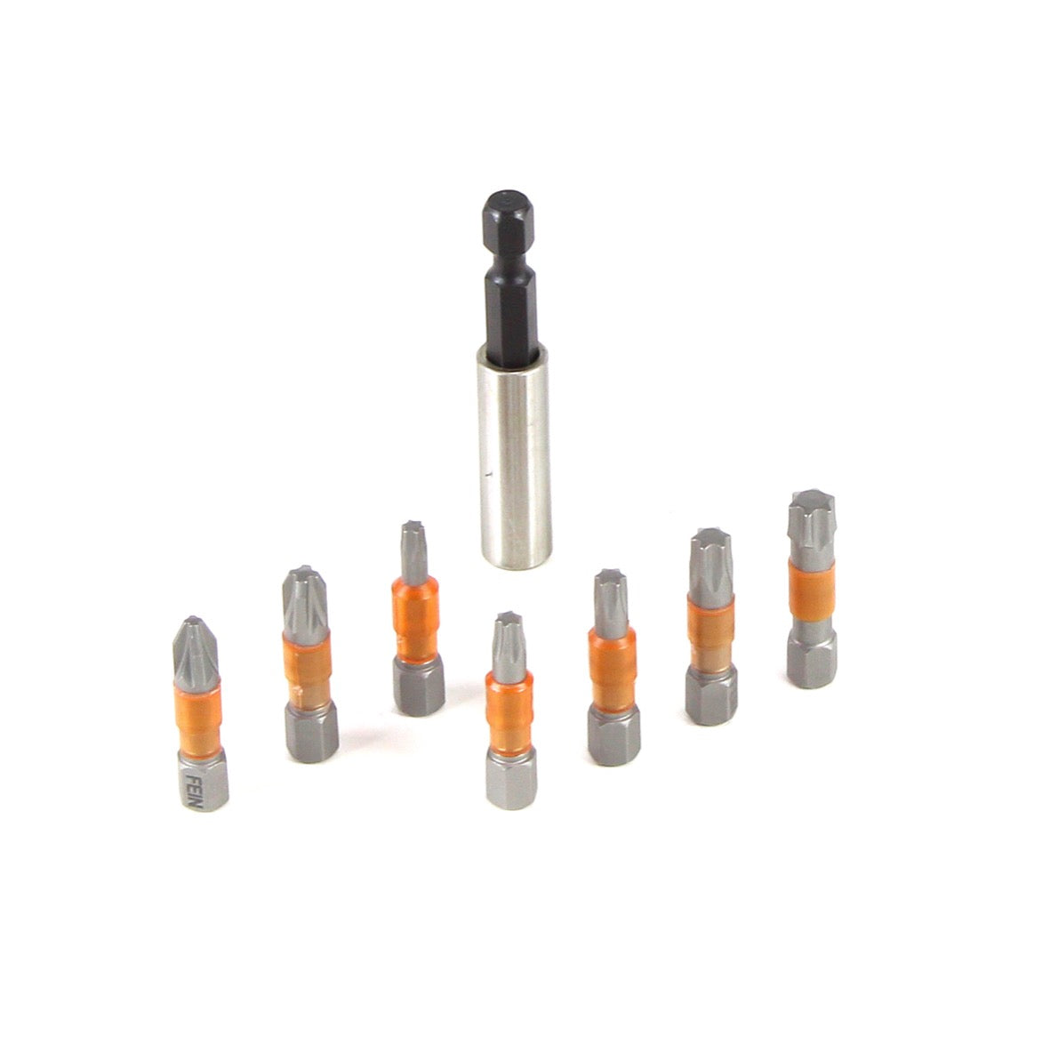 Fein Impact Bit Box 29 mit 7 Bits und 1 magnetischem Bithalter im Bit ...